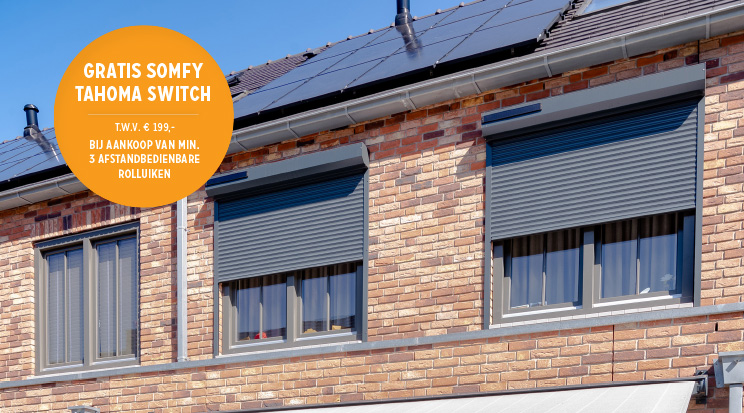 Gratis Somfy Tahoma Switch actie